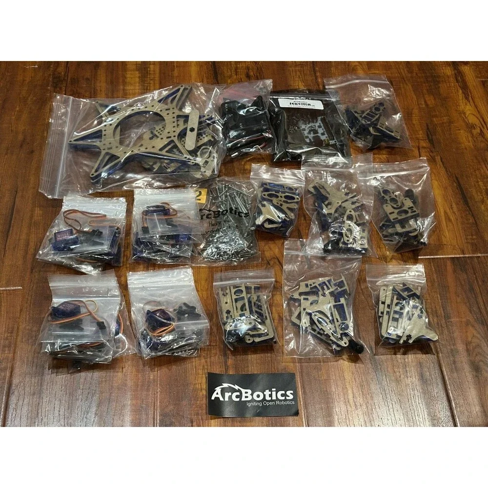 Hexy ArcBotics Robotic Hexapod Programmable Electronic Model Kit - New Open Box